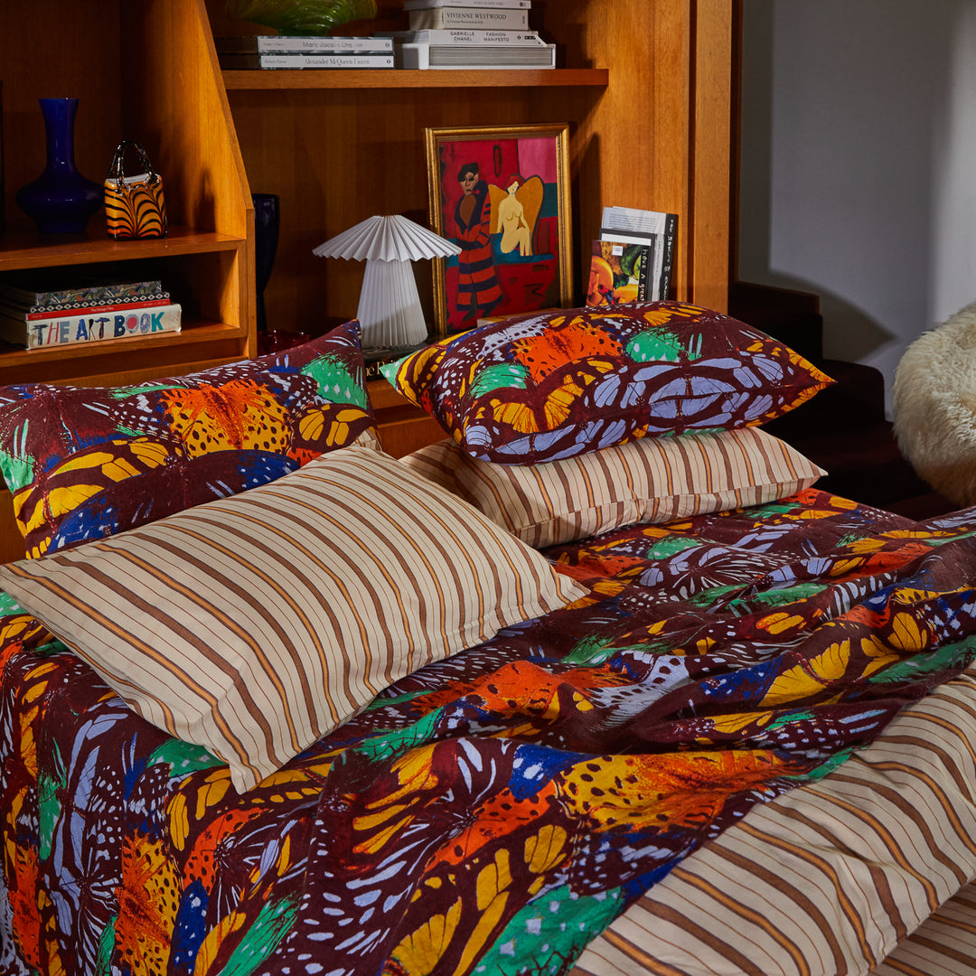 Sage x Clare Leon Cotton Pillowcase Set - Chiffon