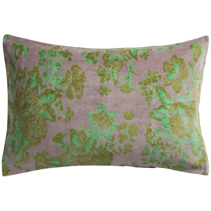 Sage x Clare Hazel Velvet Pillowcase - Mink Grey