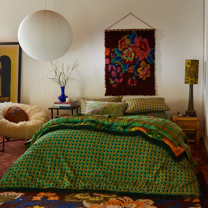 Sage x Clare Hazel Velvet Pillowcase - Mink Grey