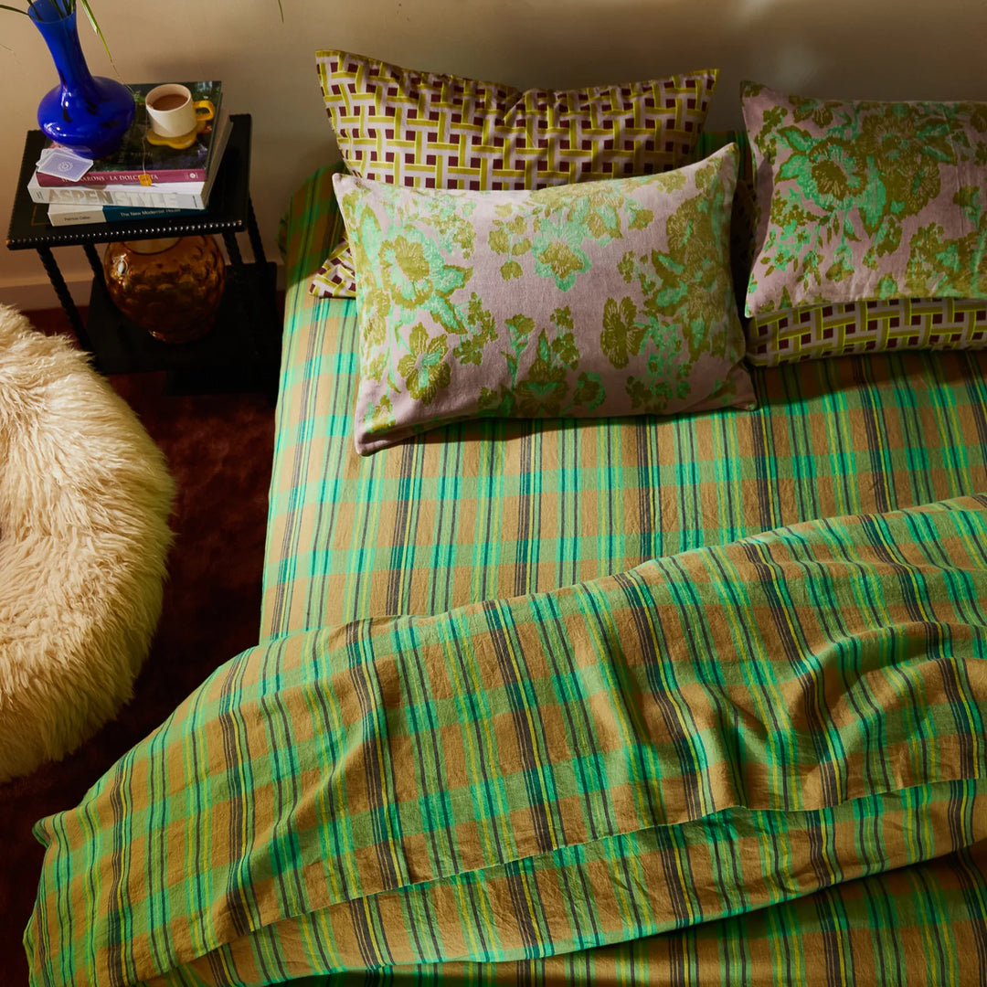 Sage x Clare Hazel Velvet Pillowcase - Mink Grey