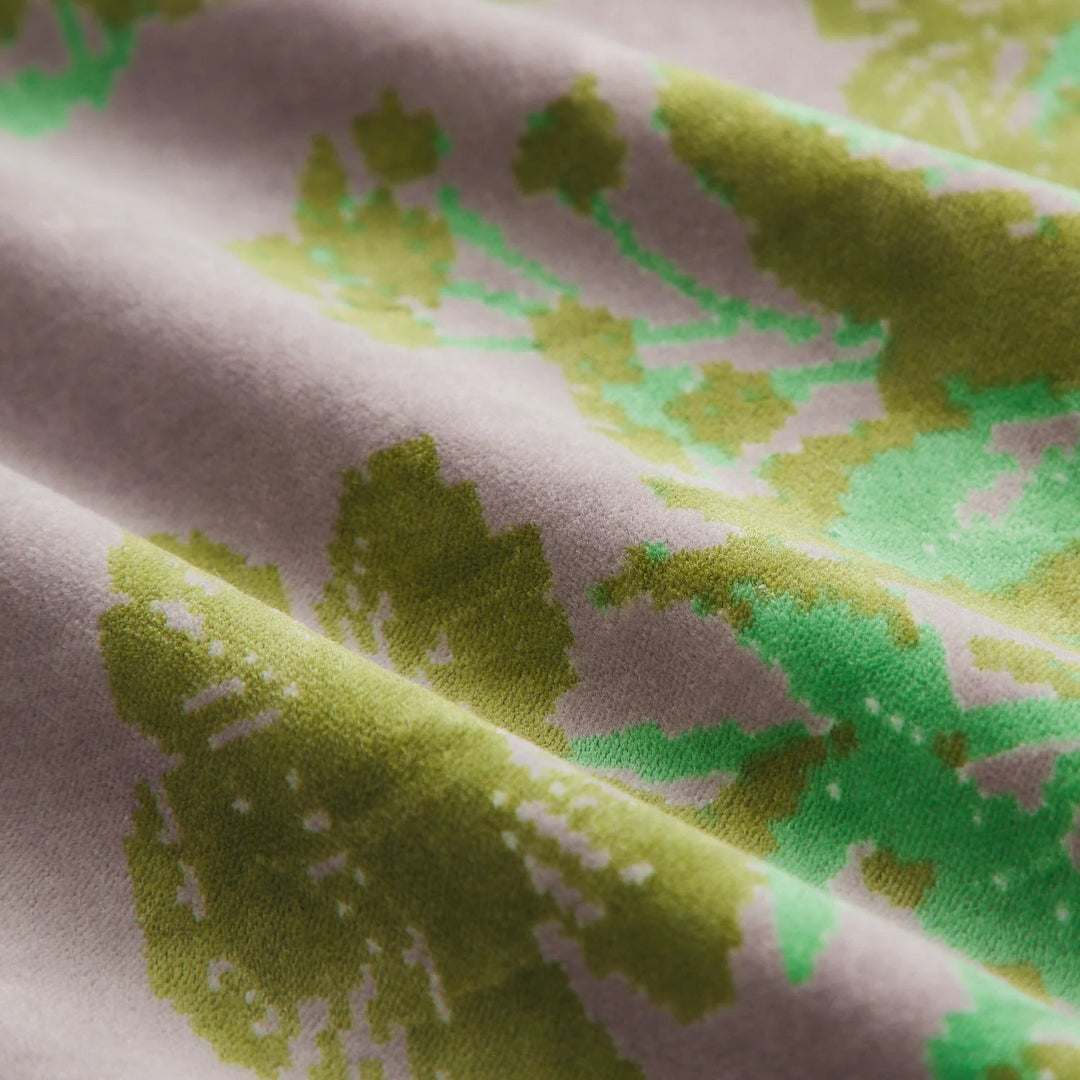 Sage x Clare Hazel Velvet Pillowcase - Mink Grey