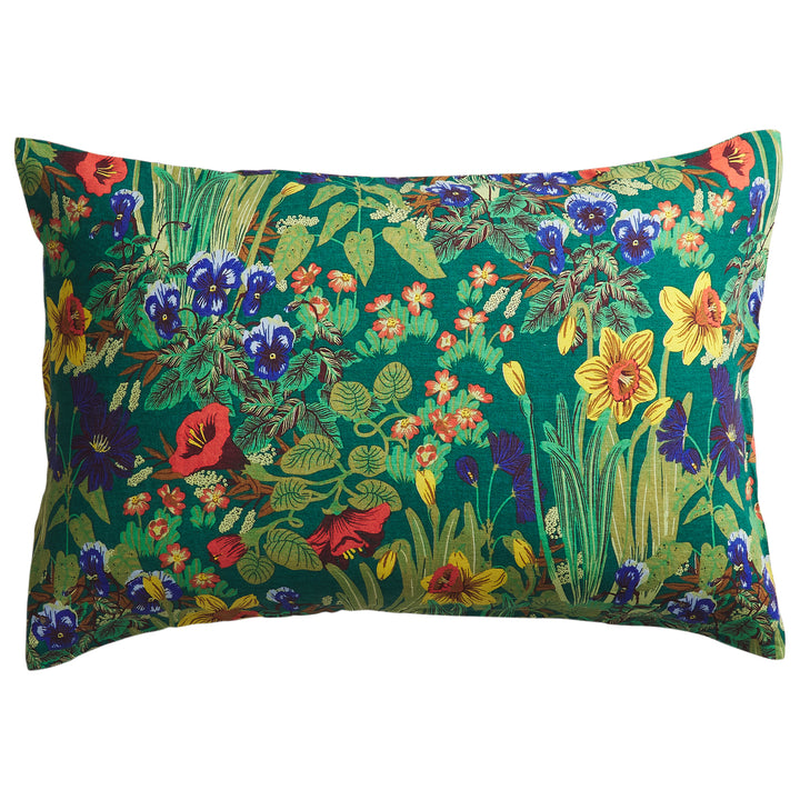 Sage x Clare Babette Linen Pillowcase Set - Verdant