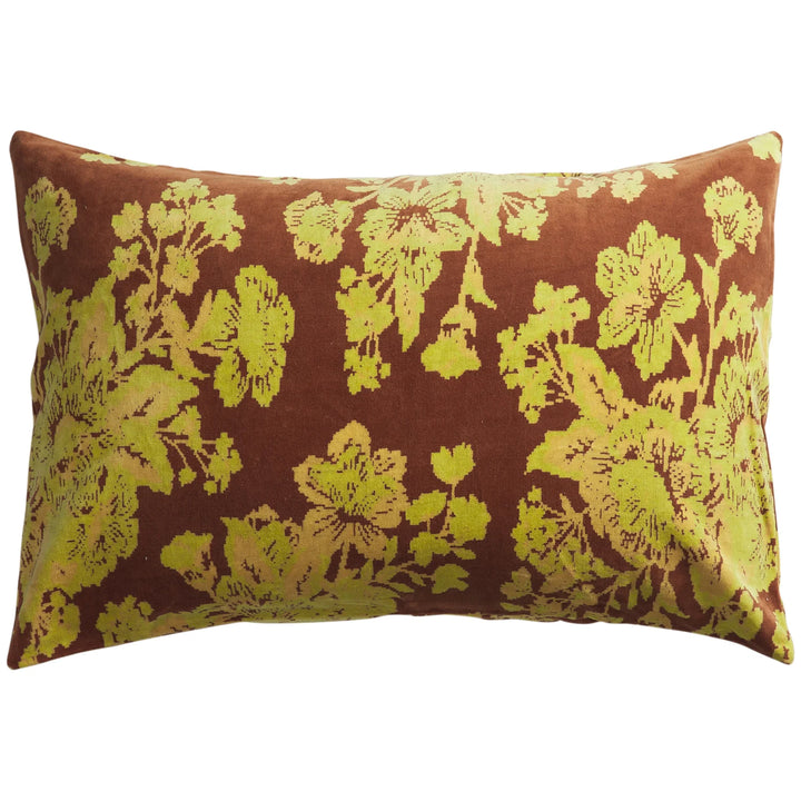 Sage x Clare Hazel Velvet Pillowcase - Russet