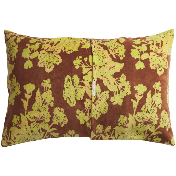 Sage x Clare Hazel Velvet Pillowcase - Russet