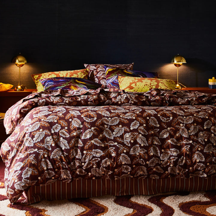 Sage x Clare Hazel Velvet Pillowcase - Russet