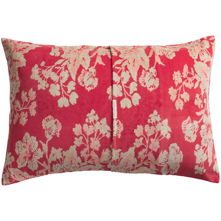 Sage x Clare Hazel Velvet Pillowcase - Vermillion
