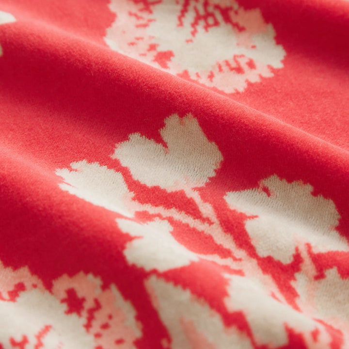 Sage x Clare Hazel Velvet Pillowcase - Vermillion