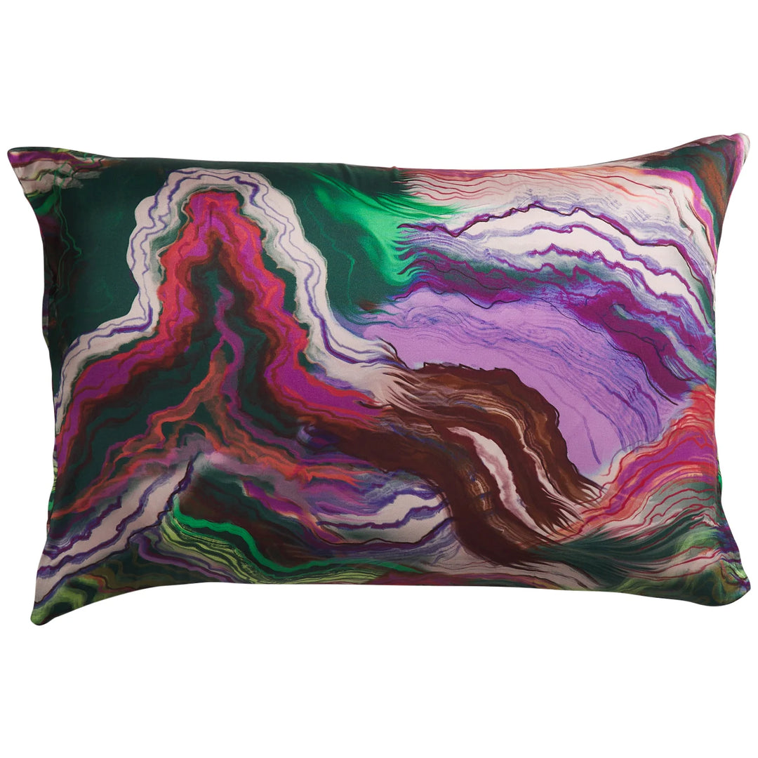 Sage x Clare Zoi Silk Pillowcase - Verdant