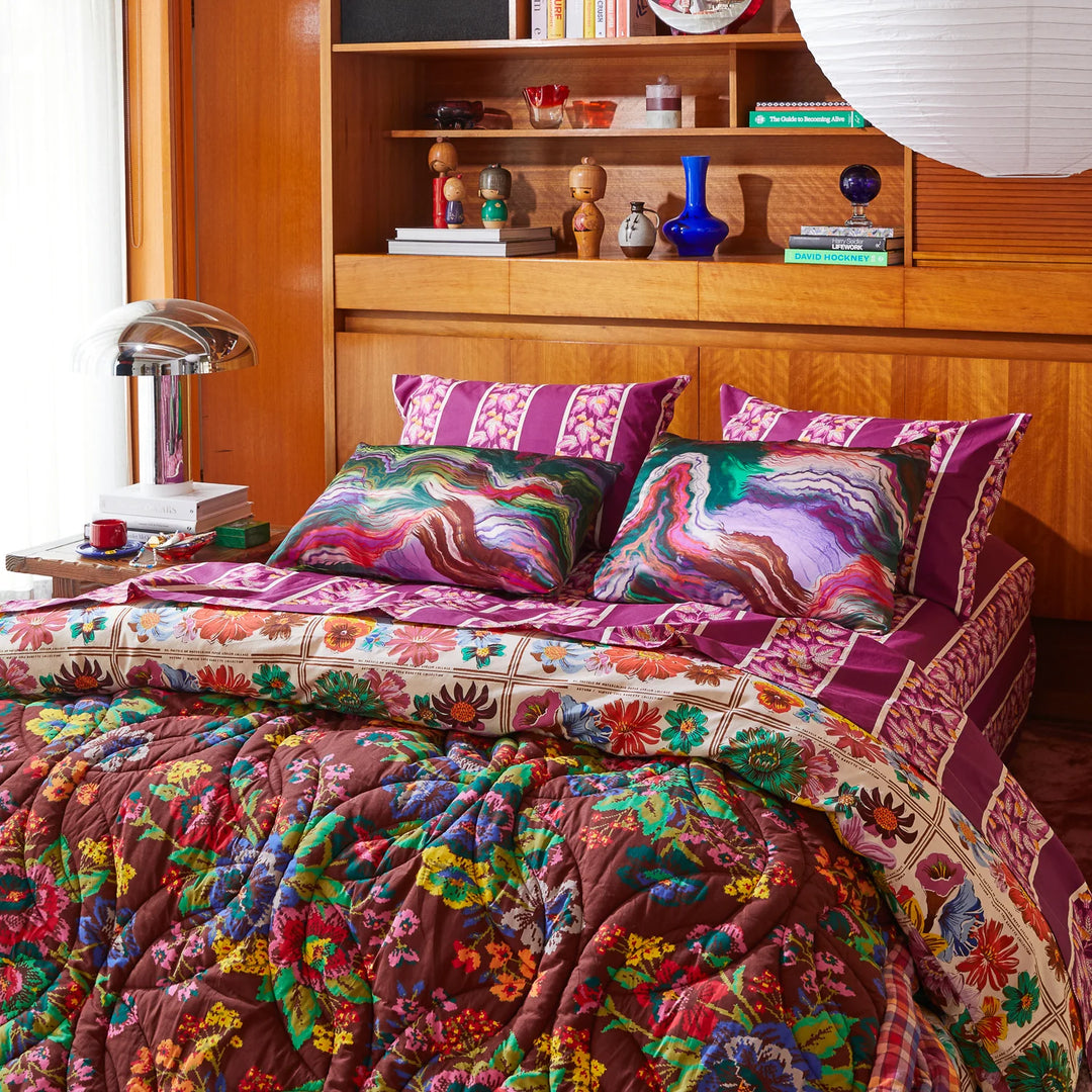 Sage x Clare Zoi Silk Pillowcase - Verdant