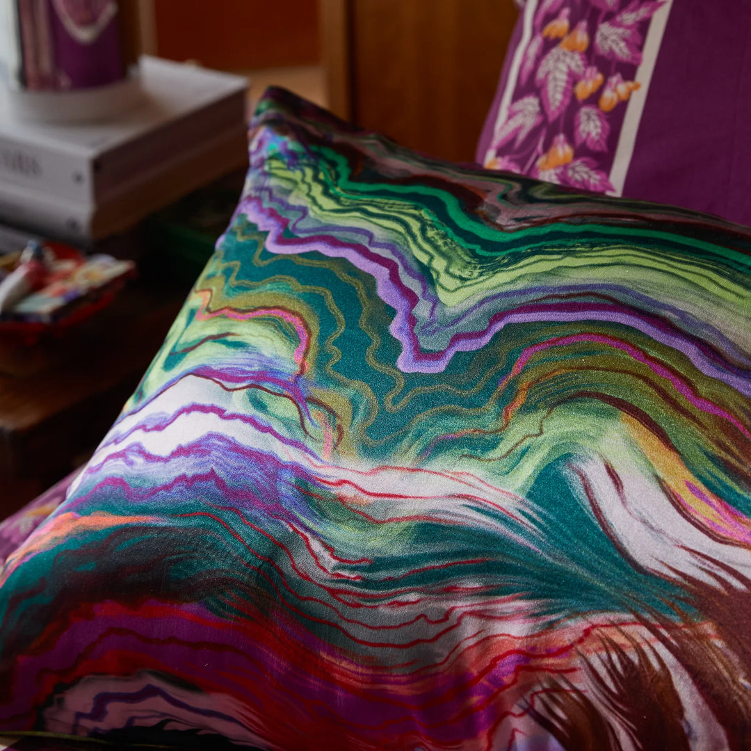 Sage x Clare Zoi Silk Pillowcase - Verdant