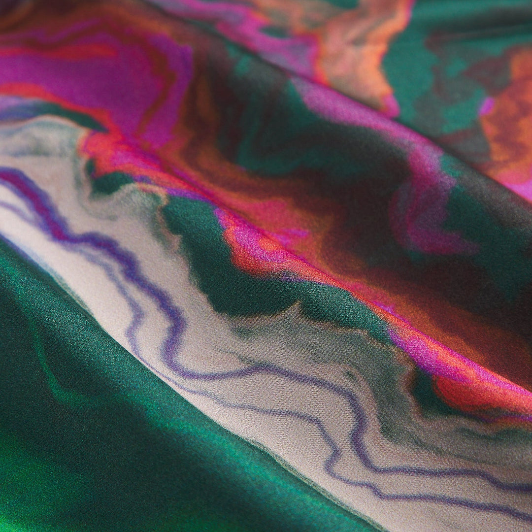 Sage x Clare Zoi Silk Pillowcase - Verdant