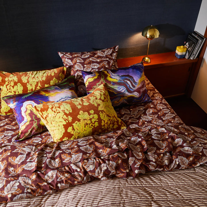 Sage x Clare Zoi Silk Pillowcase - Ultramarine
