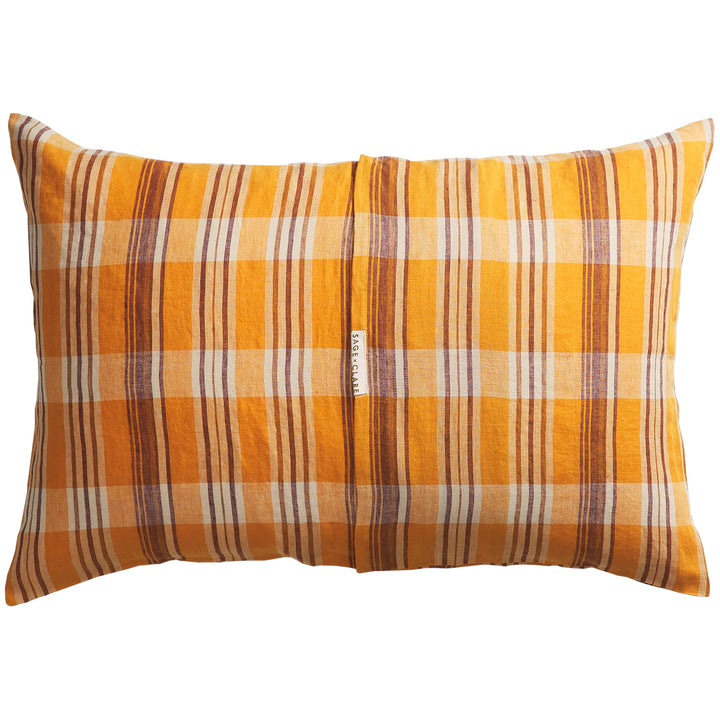 Sage x Clare Nicolette Linen Pillowcase Set - Marigold