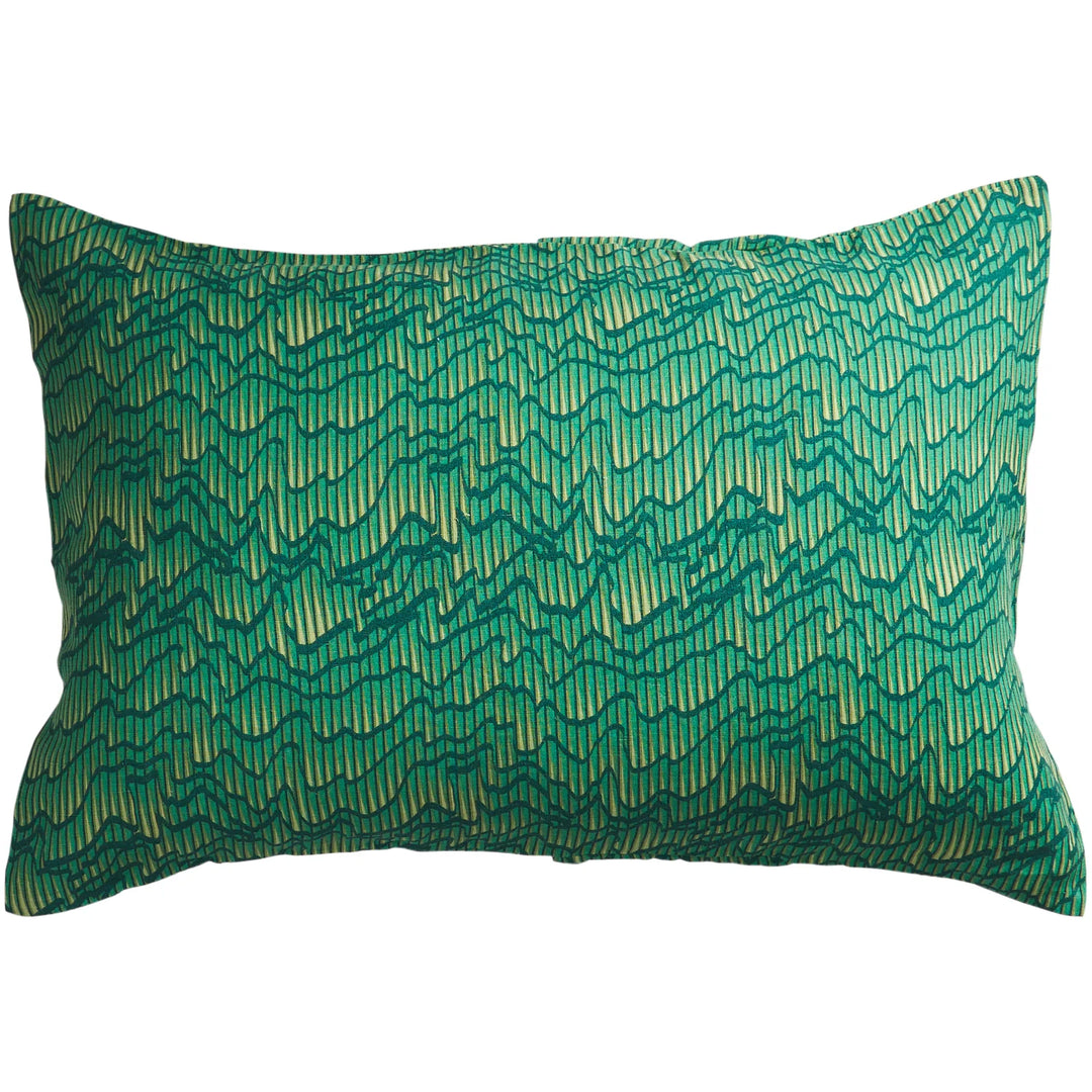 Sage x Clare Hanna Linen Pillowcase Set - Kelly Green