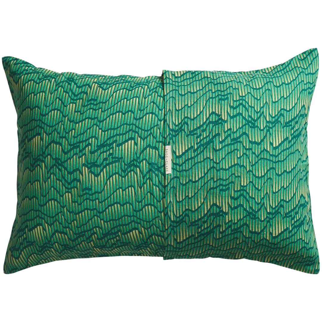 Sage x Clare Hanna Linen Pillowcase Set - Kelly Green