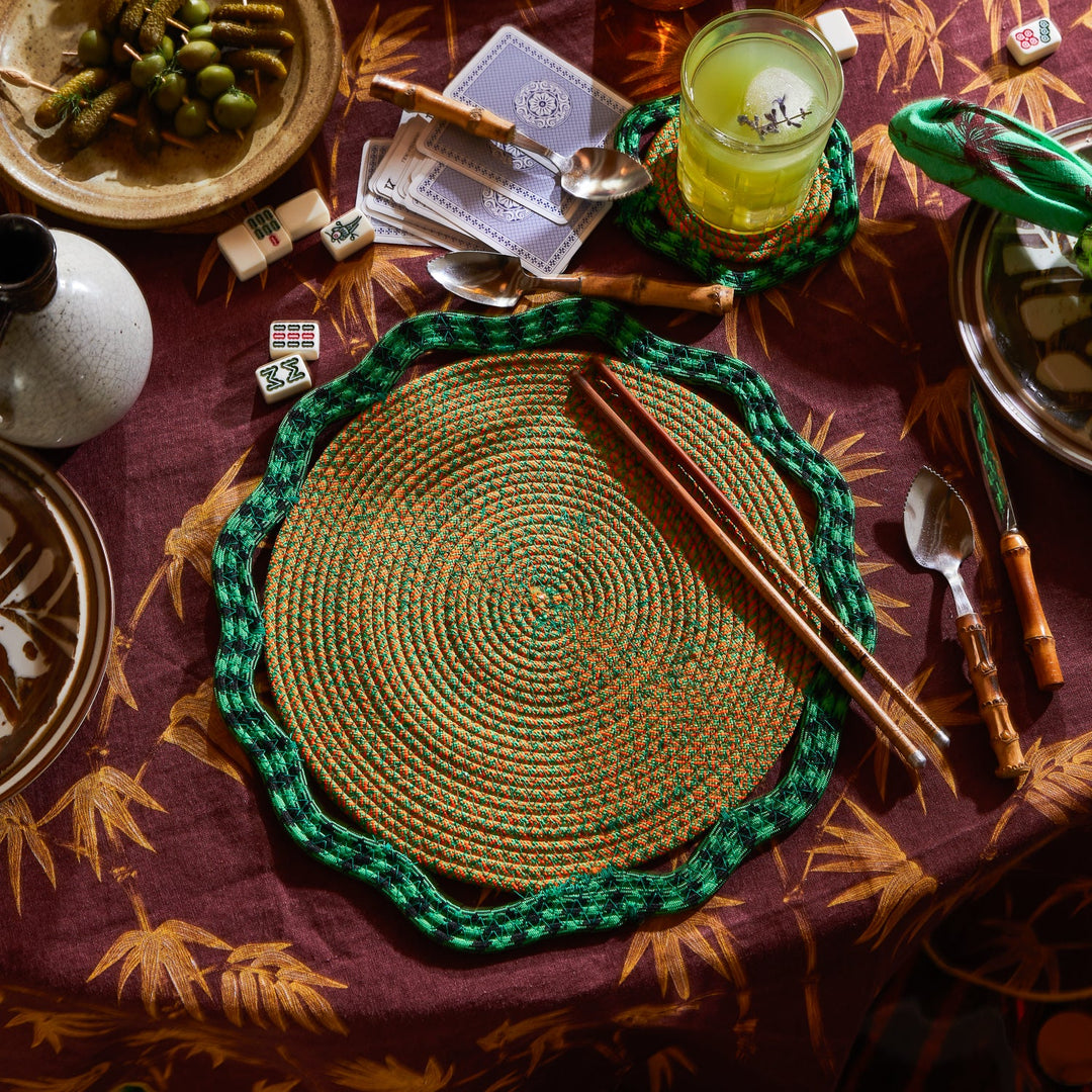 Sage x Clare Marzena Placemat - Verdant