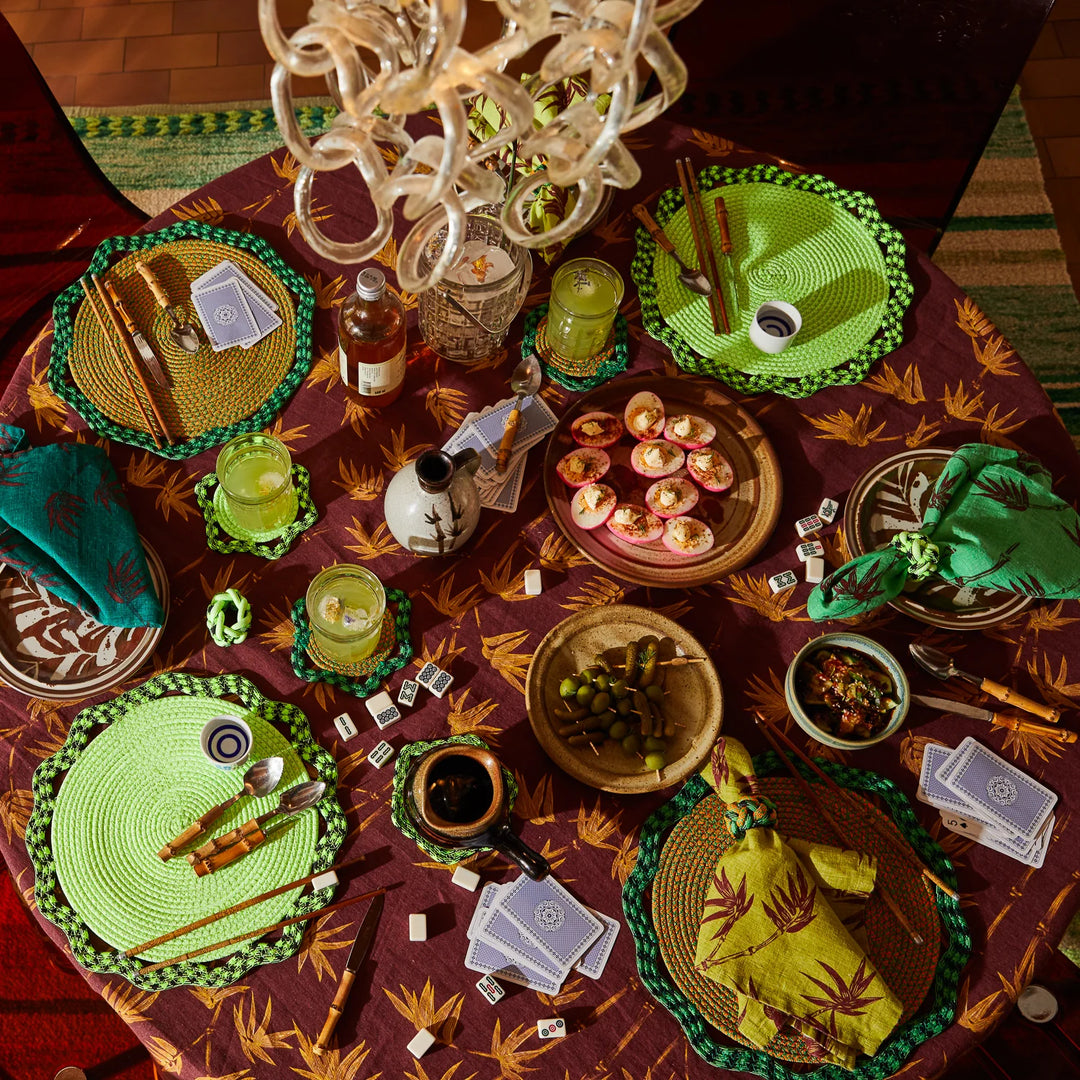 Sage x Clare Marzena Placemat - Verdant