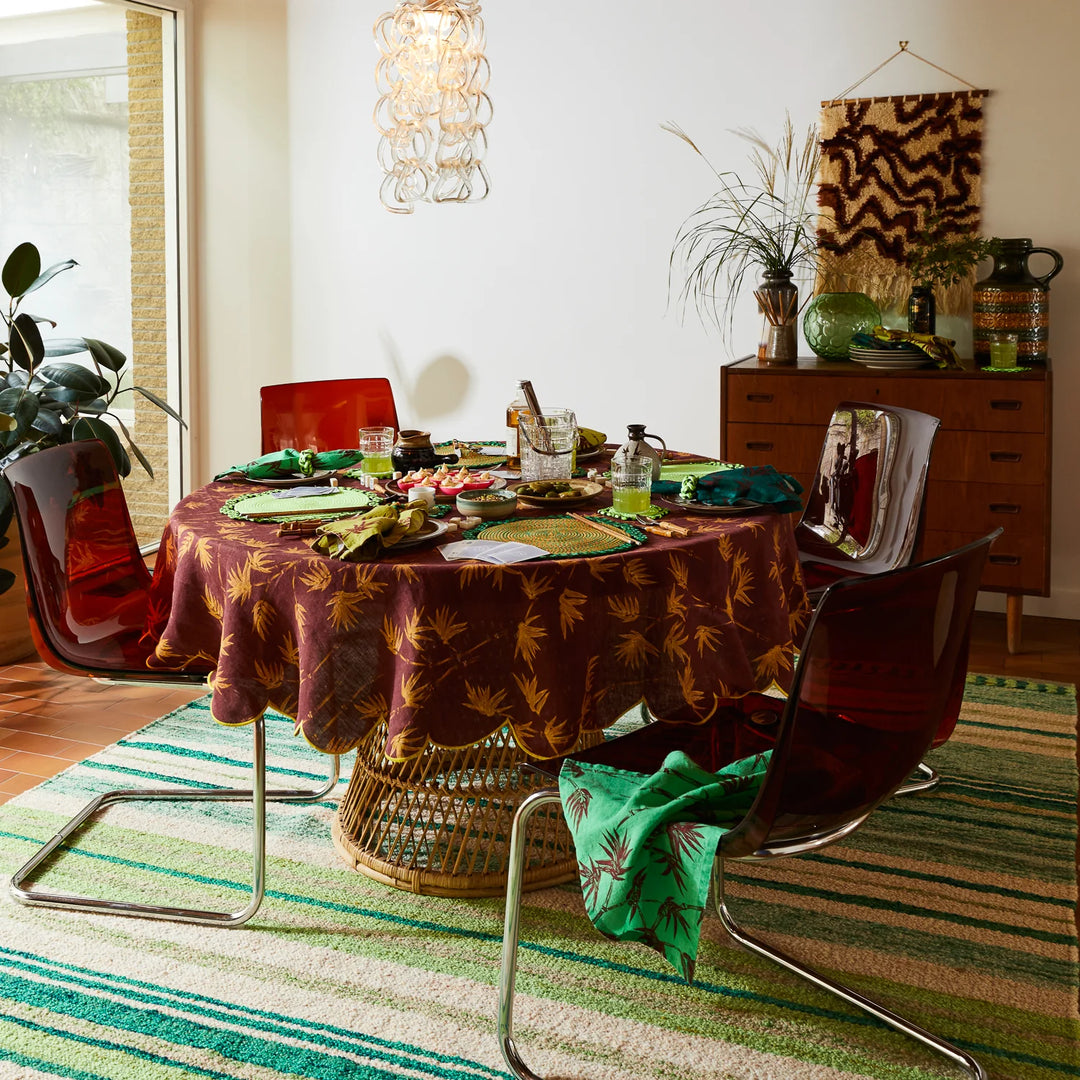 Sage x Clare Marzena Placemat - Verdant