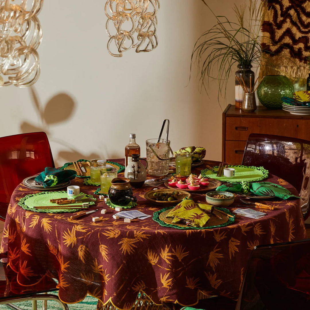Sage x Clare Marzena Placemat - Verdant