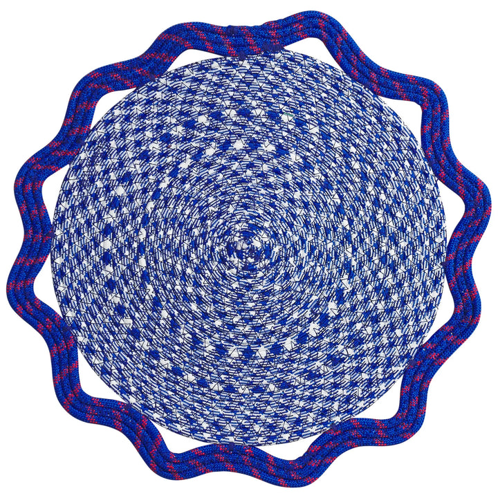 Sage x Clare Marzena Placemat - Ultramarine