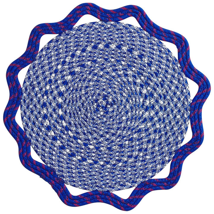 Sage x Clare Marzena Placemat - Ultramarine