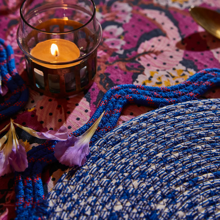 Sage x Clare Marzena Placemat - Ultramarine