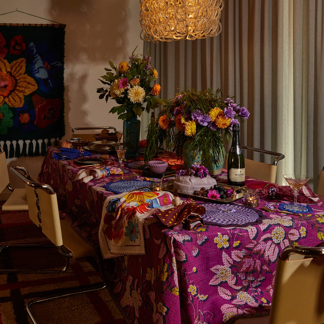Sage x Clare Marzena Placemat - Thistle