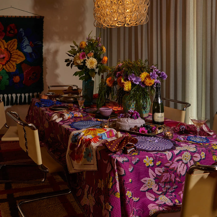 Sage x Clare Marzena Placemat - Thistle