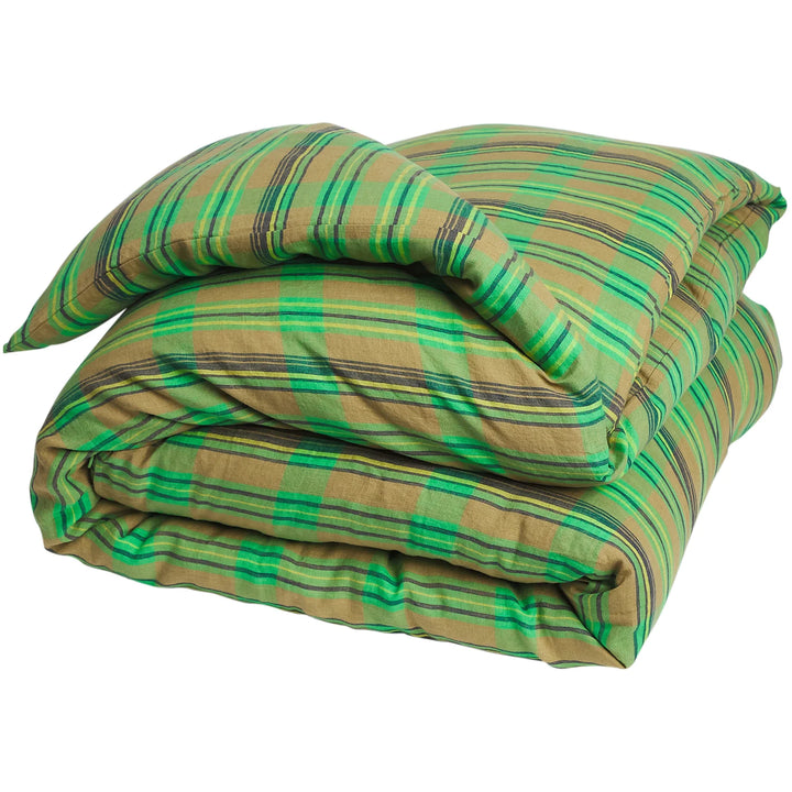 Sage x Clare Nicolette Linen Quilt Cover - Juniper
