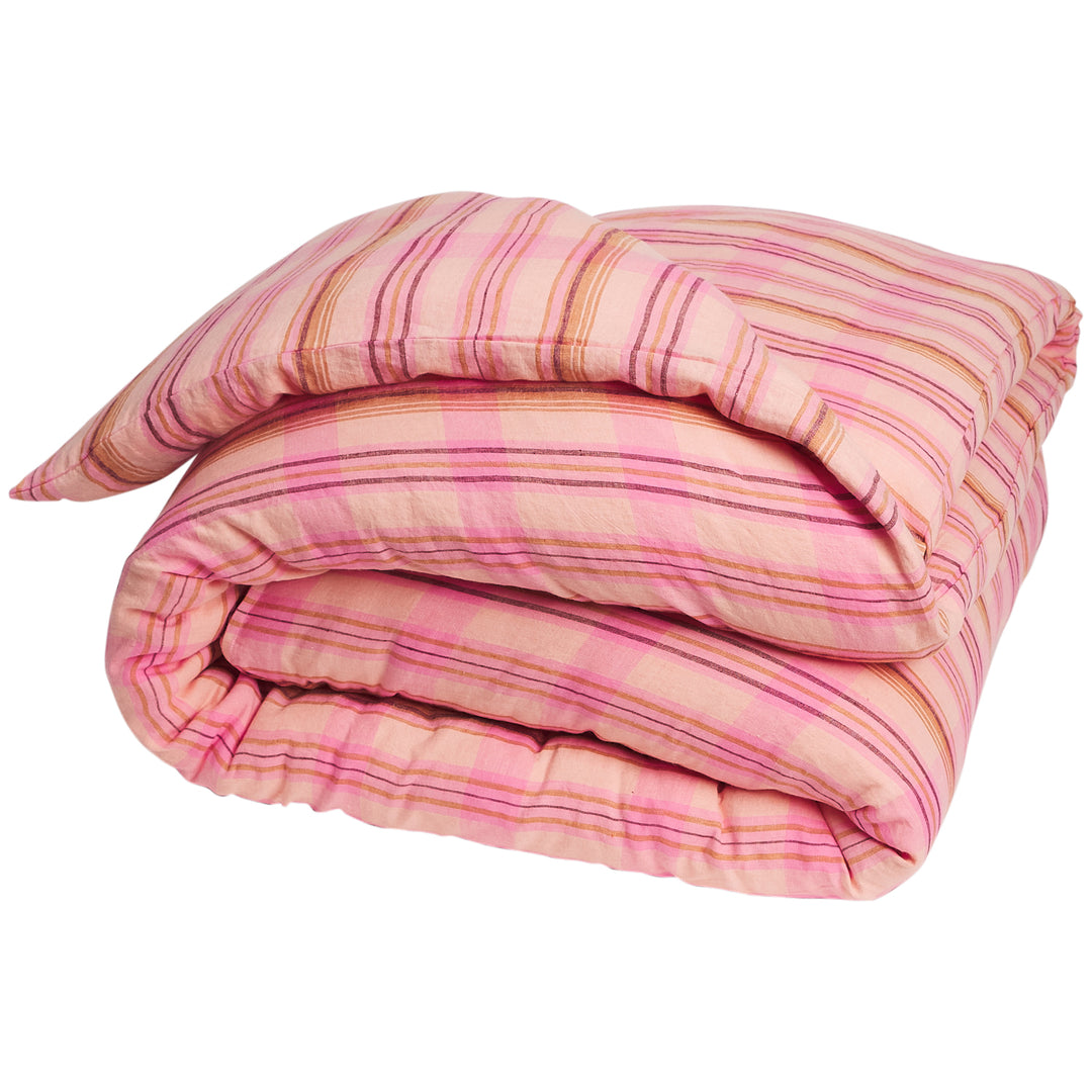 Sage x Clare Nicolette Linen Quilt Cover - Poudre
