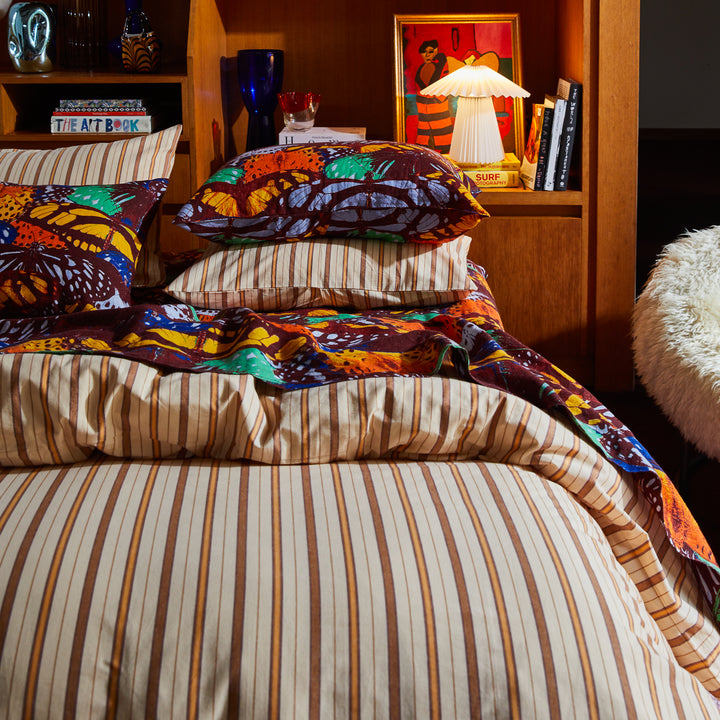 Sage x Clare Leon Cotton Quilt Cover - Chiffon