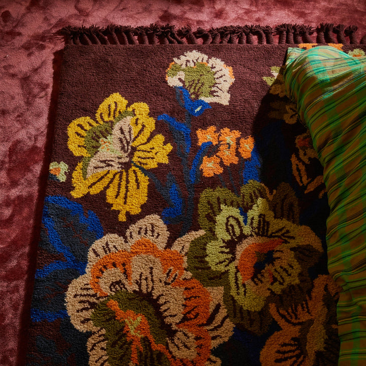 Sage x Clare Zita Tufted Rug - Rosewood
