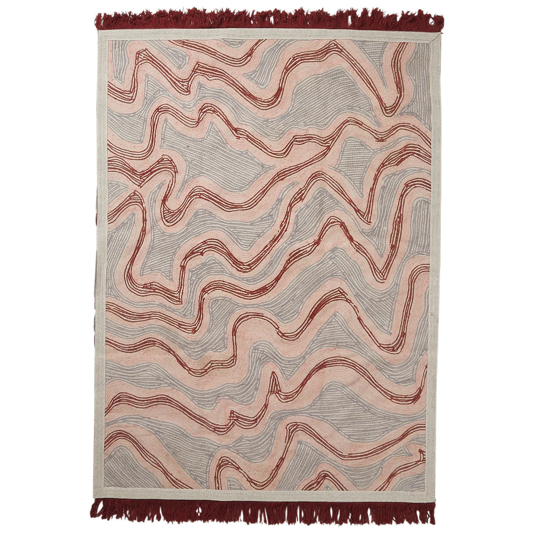 Sage x Clare Hanna Tufted Rug - Mink Grey