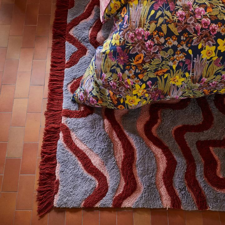 Sage x Clare Hanna Tufted Rug - Mink Grey