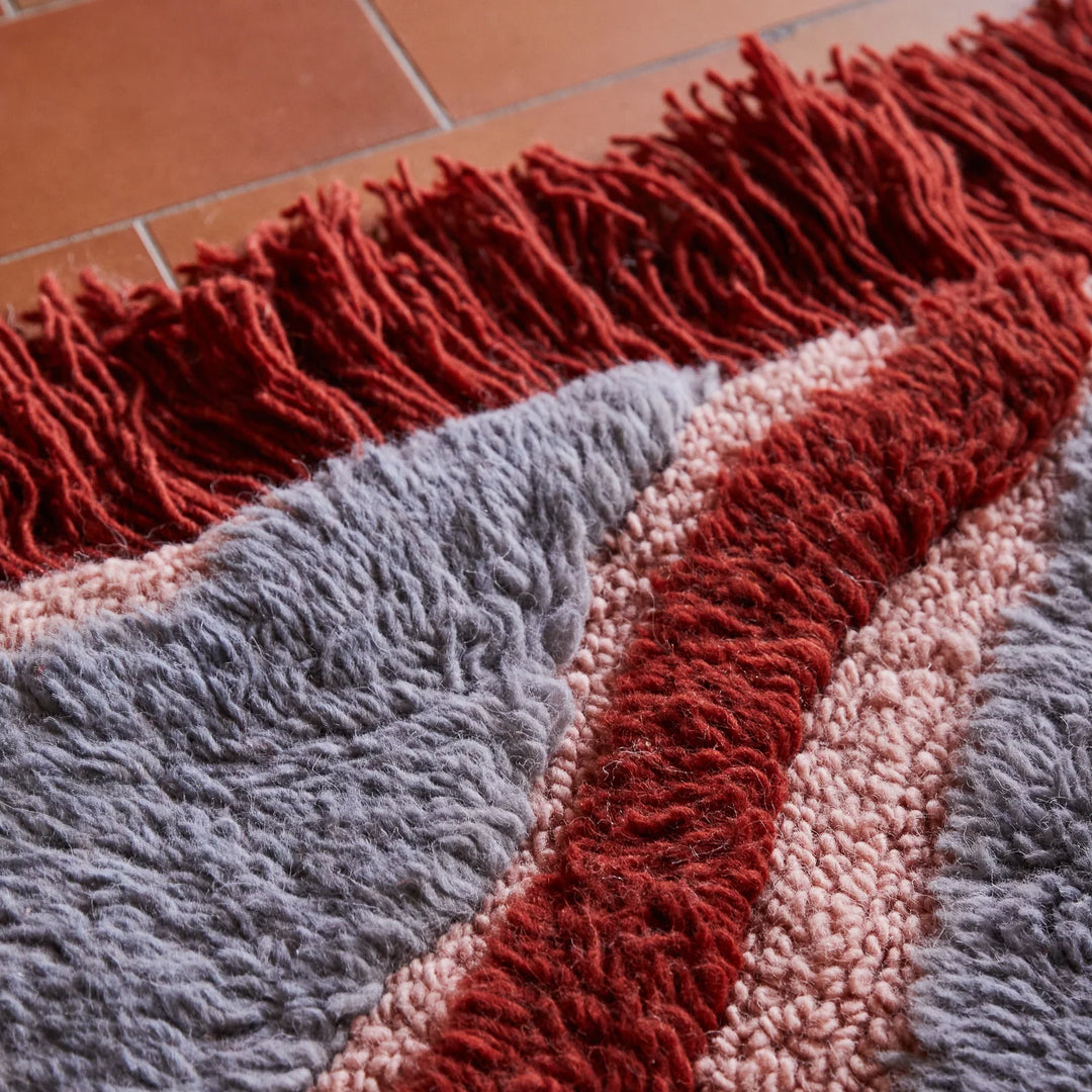 Sage x Clare Hanna Tufted Rug - Mink Grey