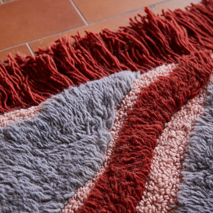 Sage x Clare Hanna Tufted Rug - Mink Grey