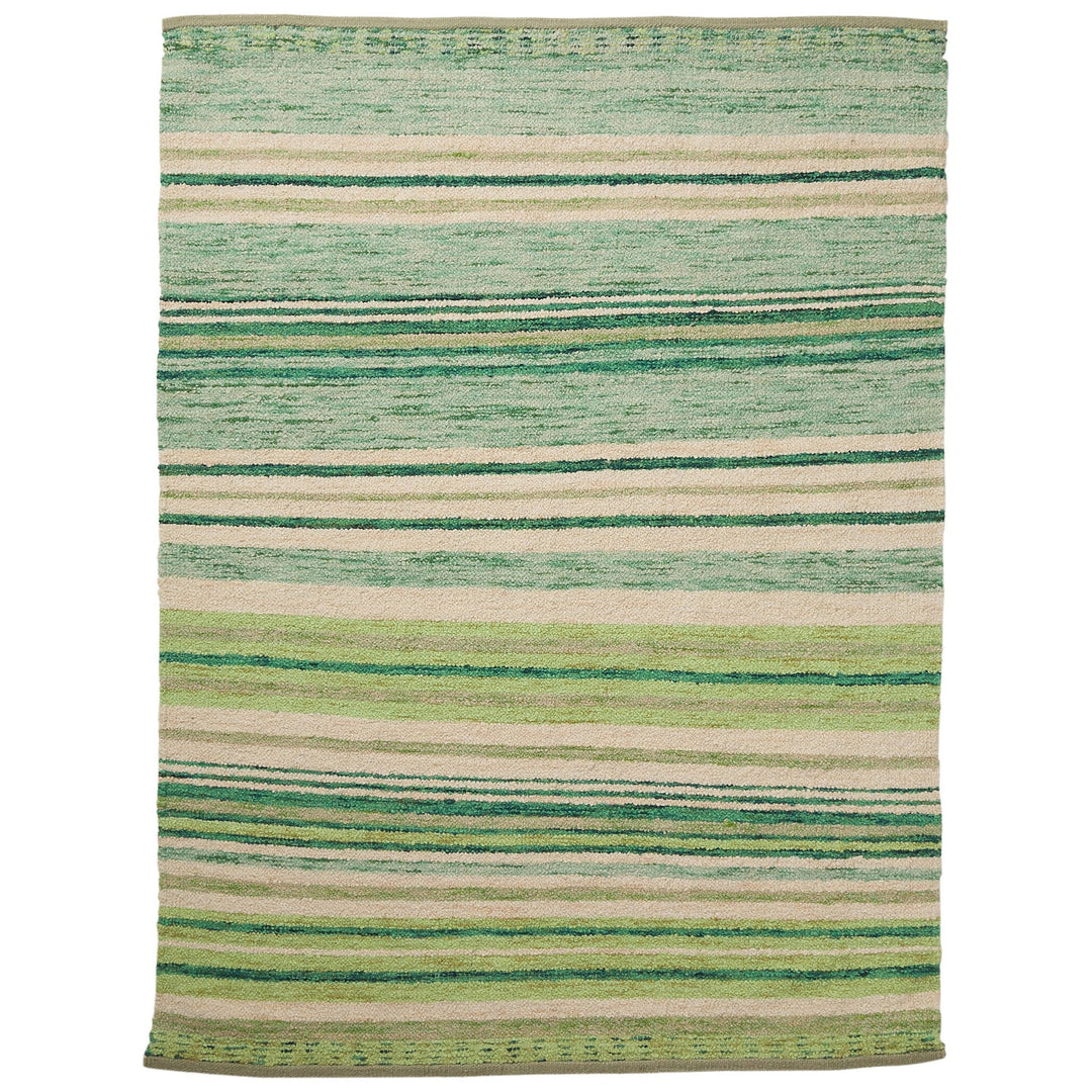 Sage x Clare Madalina Woven Rug - Spring Green
