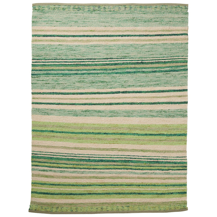 Sage x Clare Madalina Woven Rug - Spring Green