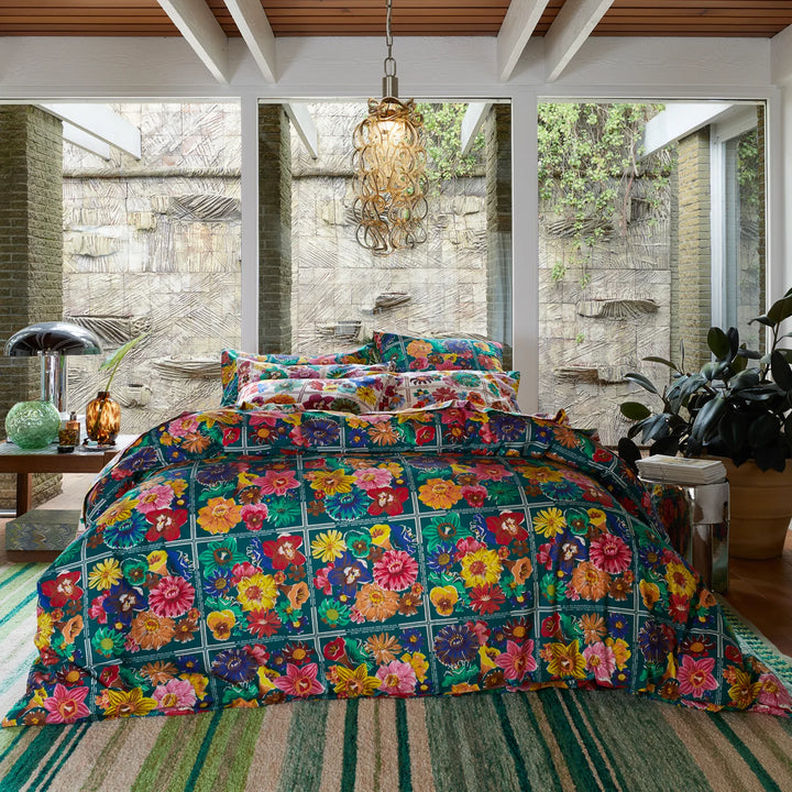 Sage x Clare Madalina Woven Rug - Spring Green