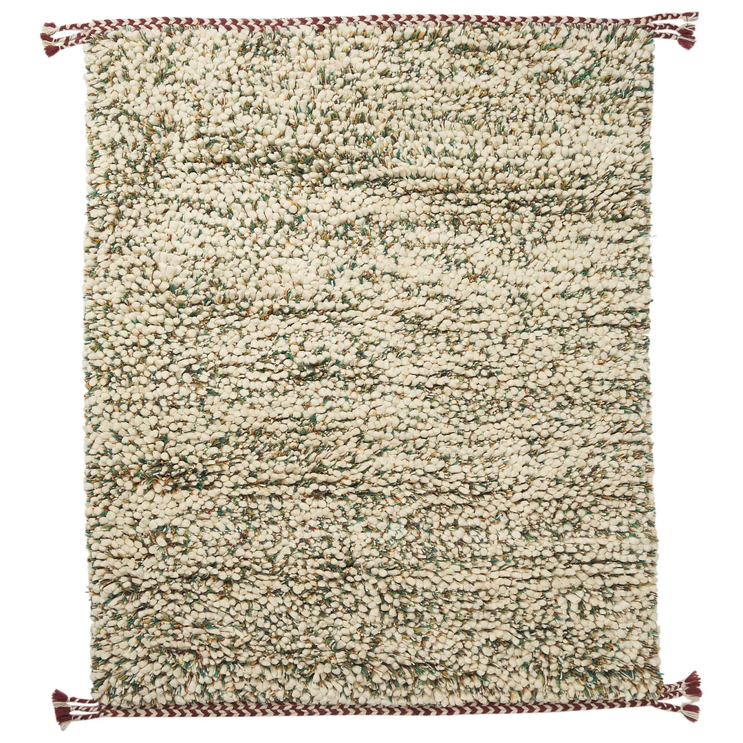 Sage x Clare Lazlo Tufted Rug - Spring Green