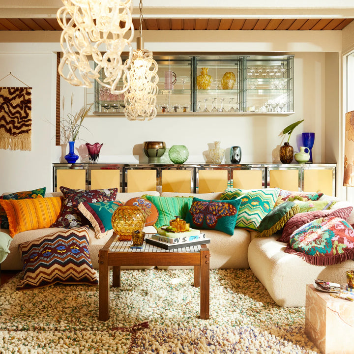 Sage x Clare Lazlo Tufted Rug - Spring Green