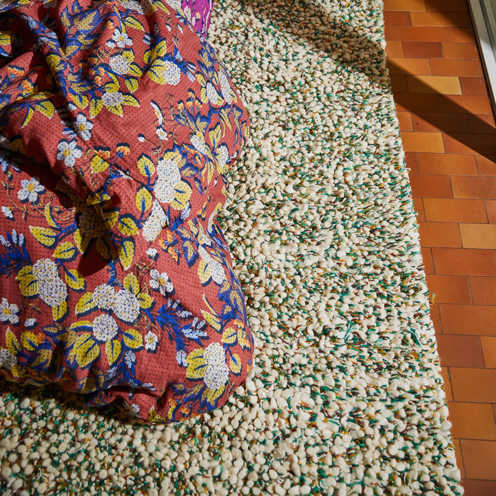 Sage x Clare Lazlo Tufted Rug - Spring Green