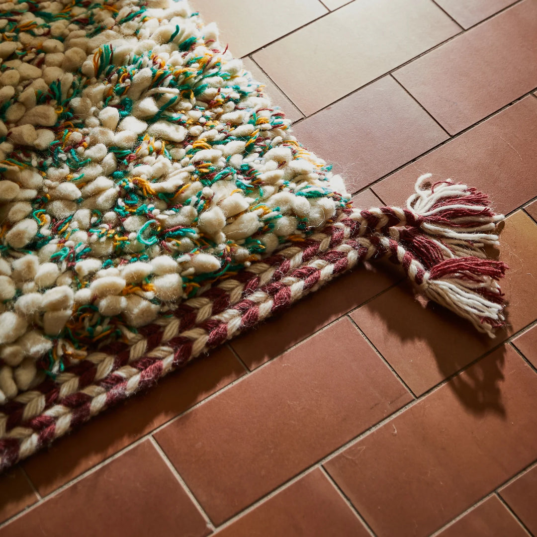 Sage x Clare Lazlo Tufted Rug - Spring Green