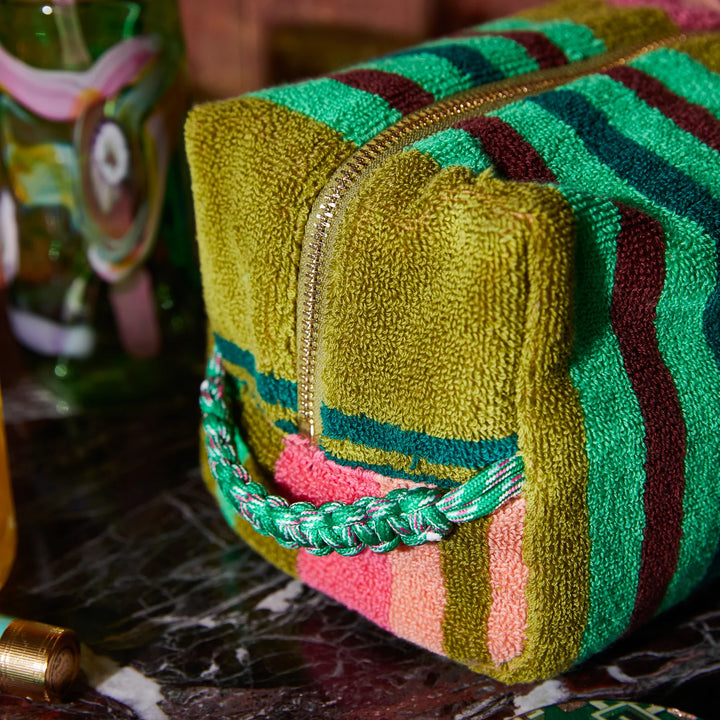 Sage x Clare Nicolette Terry Pouch - Juniper