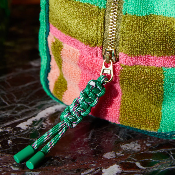 Sage x Clare Nicolette Terry Pouch - Juniper