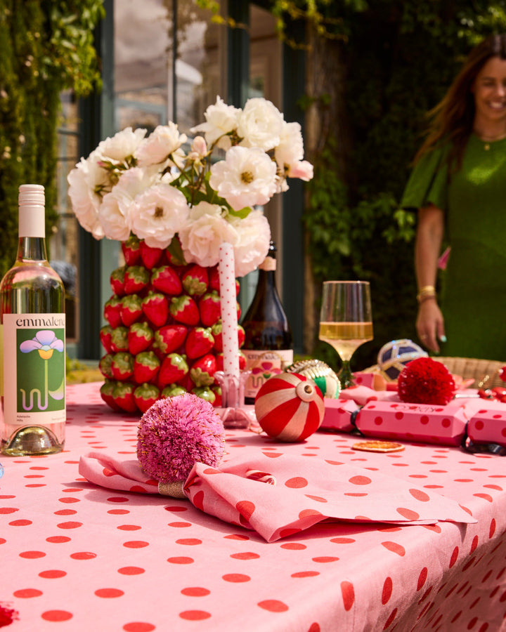 Kip & Co Polkadot Pink 4P Napkin Set
