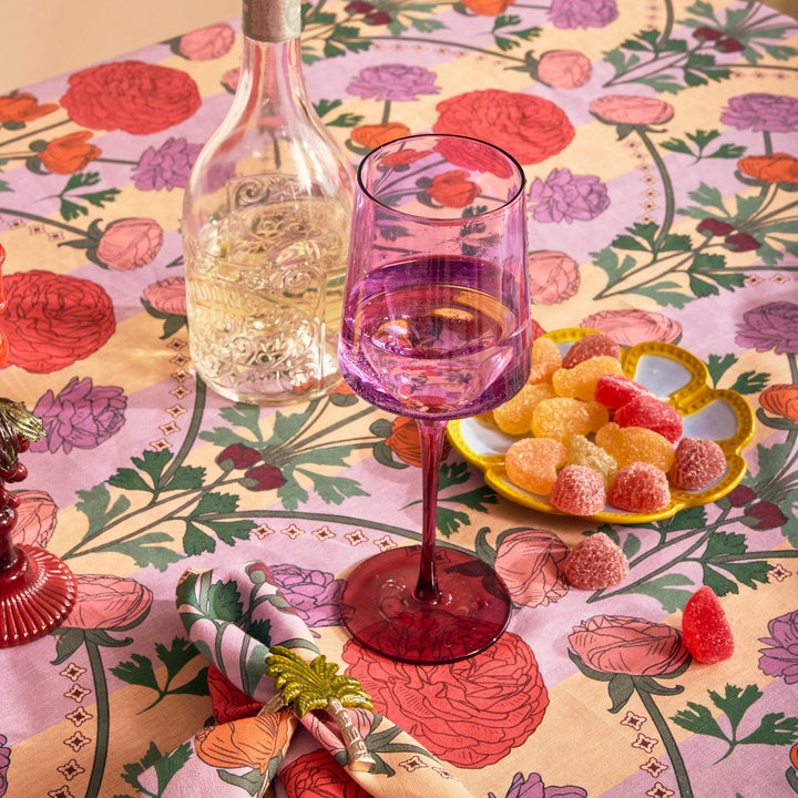 Kip & Co Lilac Fiesta Vino Glass 2P Set