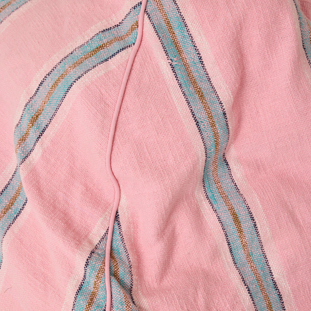 Kip & Co Tickled Pink Stripe Woven Beanbag