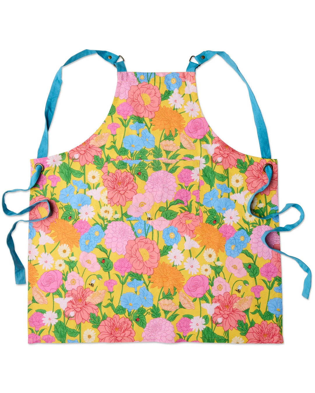 Kip & Co Follow The Sun Yellow Canvas BBQ Apron