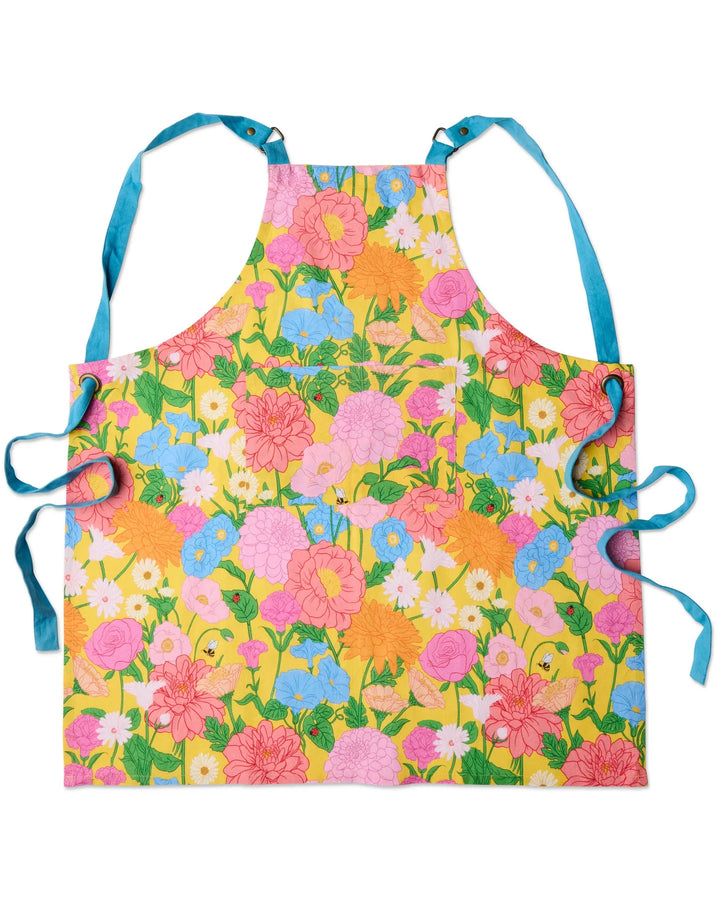Kip & Co Follow The Sun Yellow Canvas BBQ Apron